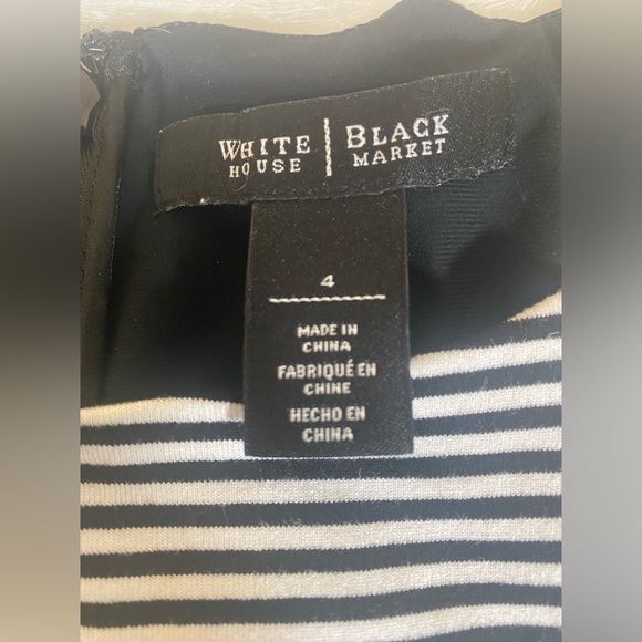 White House Black Market sz 4 Sleeveless Pencil Sheath Dress NO BELT - Picture 4 of 11